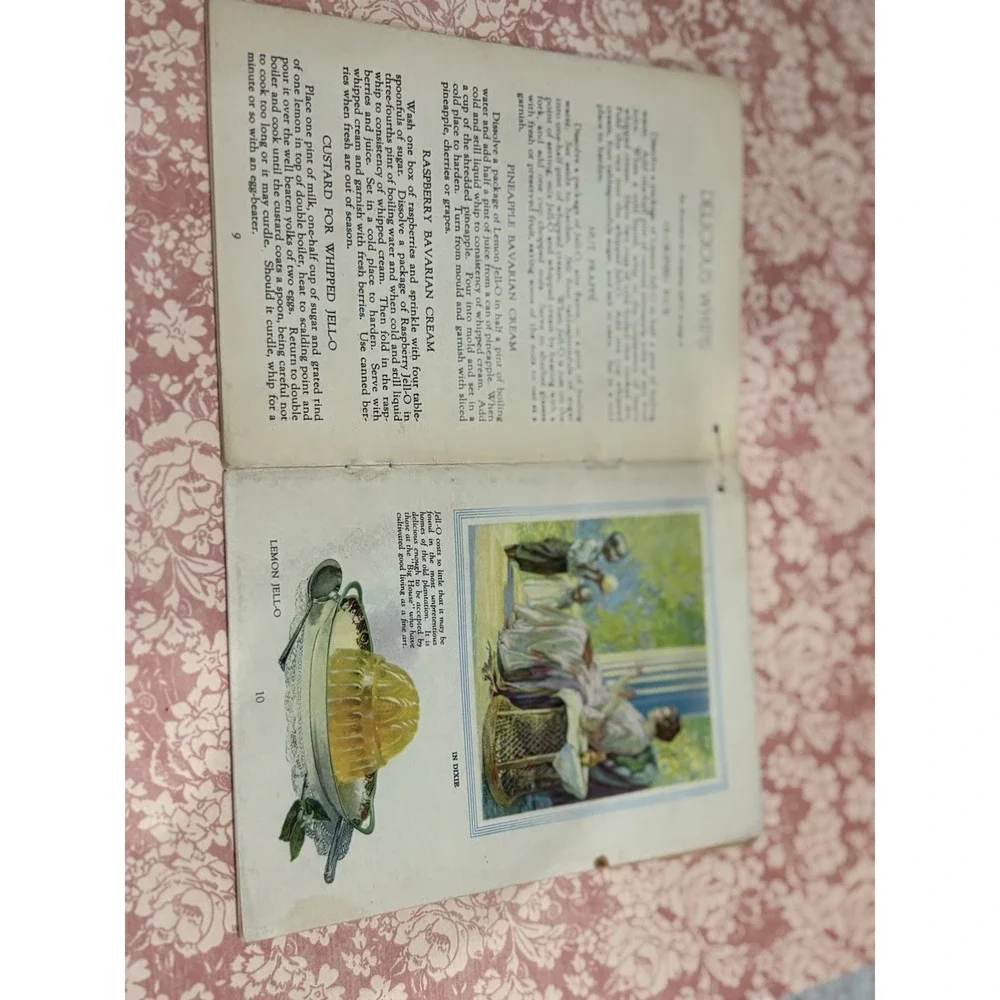 Vintage Jell-O & Knox Gelatine Recipe Booklet Lot Advertising Ephemera Retro